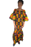 African Long Smocked Mermaid/Fish Tail Dress