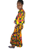 African Long Smocked Mermaid/Fish Tail Dress