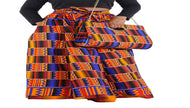 African Long Maxi Skirt With Handbag