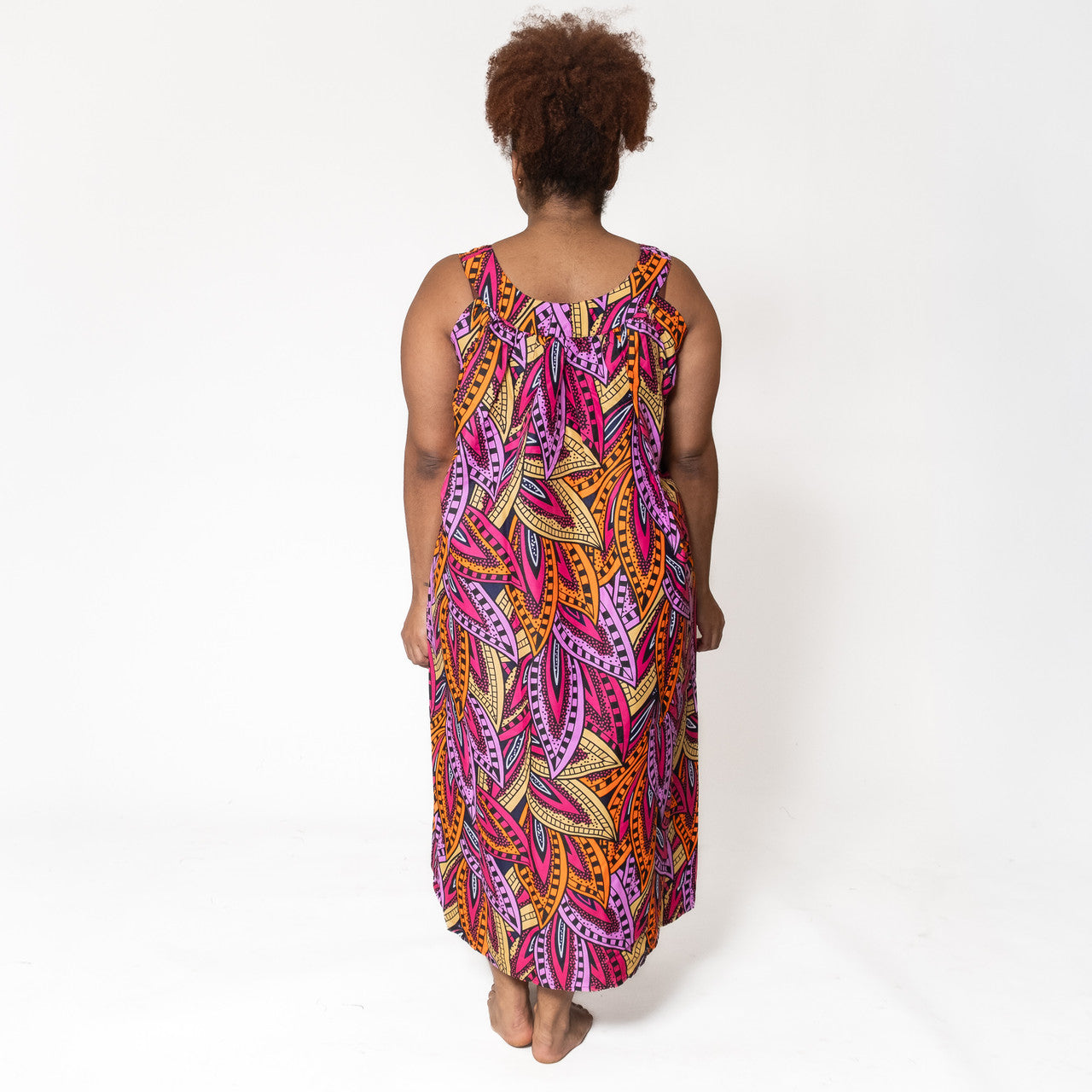 Ankara Print Sleeveless House Dress