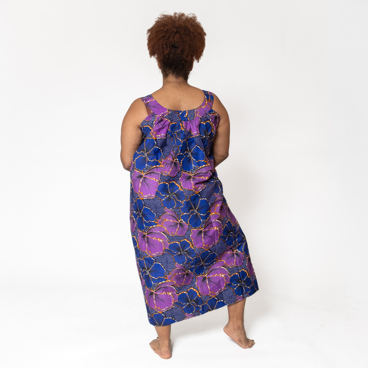 Ankara Print Sleeveless House Dress