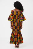 African Long Smocked Mermaid/Fish Tail Dress
