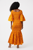 African Long Smoked Mermaid/Fish Tail Dress