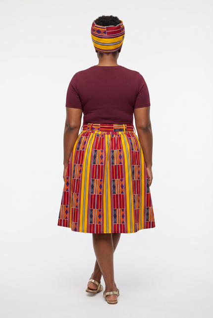 La Grace Adom Radiance Kente Skirt