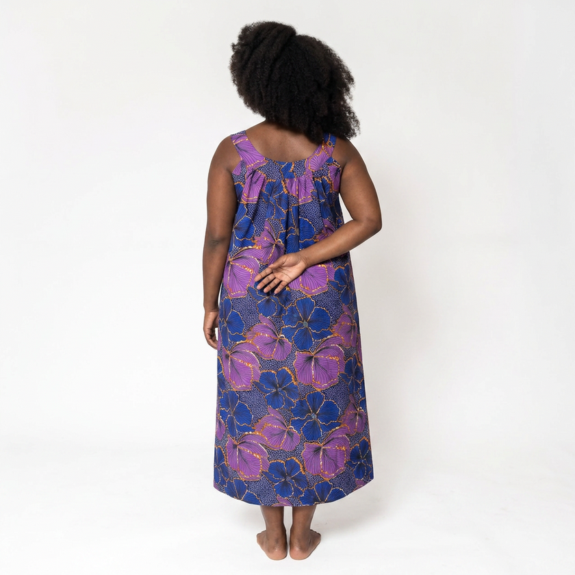 Ankara Print Sleeveless House Dress